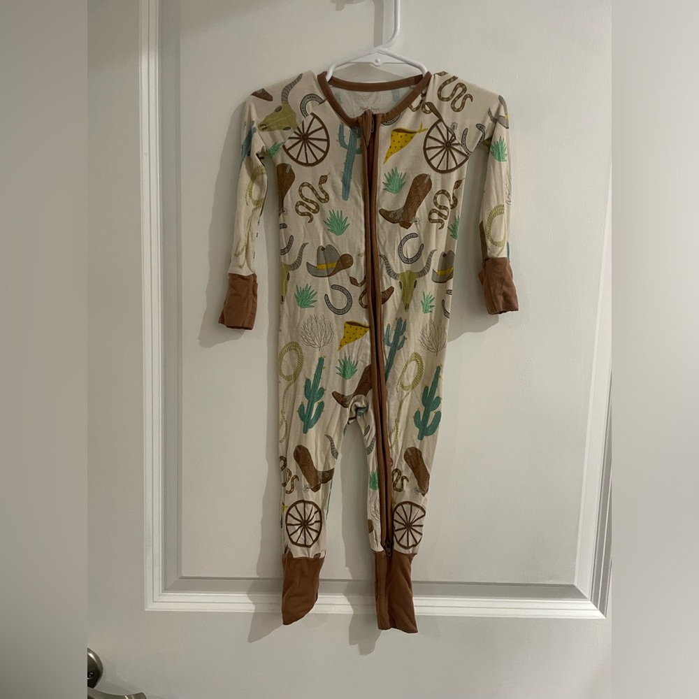 Little Sleepies Brown and Green Sleepwear